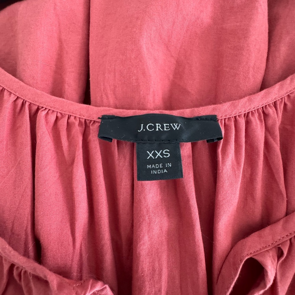 J.Crew Red Blouse XXS